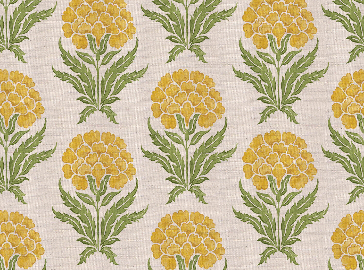 CW: Yellow and blue green | BASE: Natural Luxury Linen