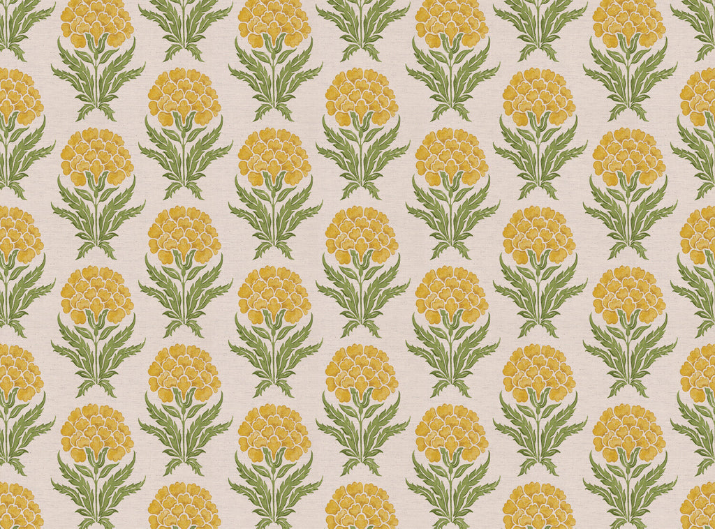 CW: Yellow and blue green | BASE: Natural Luxury Linen