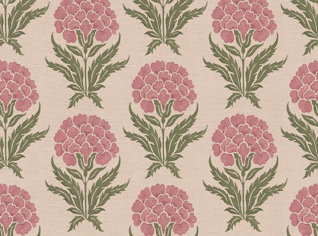 CW: Wild orchid pink and green | BASE: Natural Luxury Linen