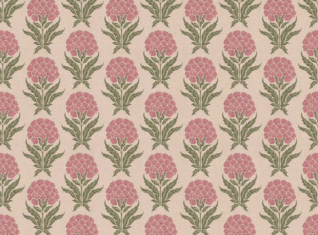 CW: Wild orchid pink and green | BASE: Natural Luxury Linen