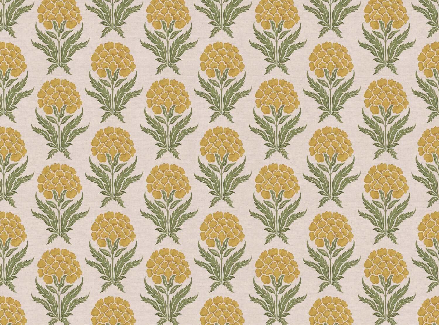 CW: Yellow and soft green | BASE: Natural Luxury Linen