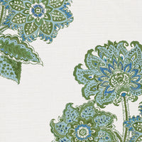 Blue and moss green
