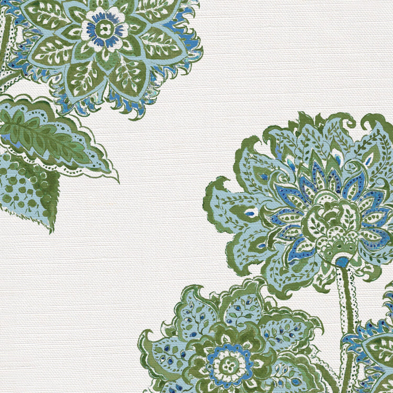 CW: Blue and moss green | BASE: Luxury Linen | HERO