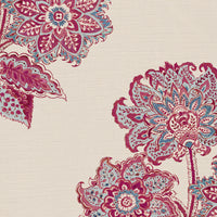 Deep pink and blue