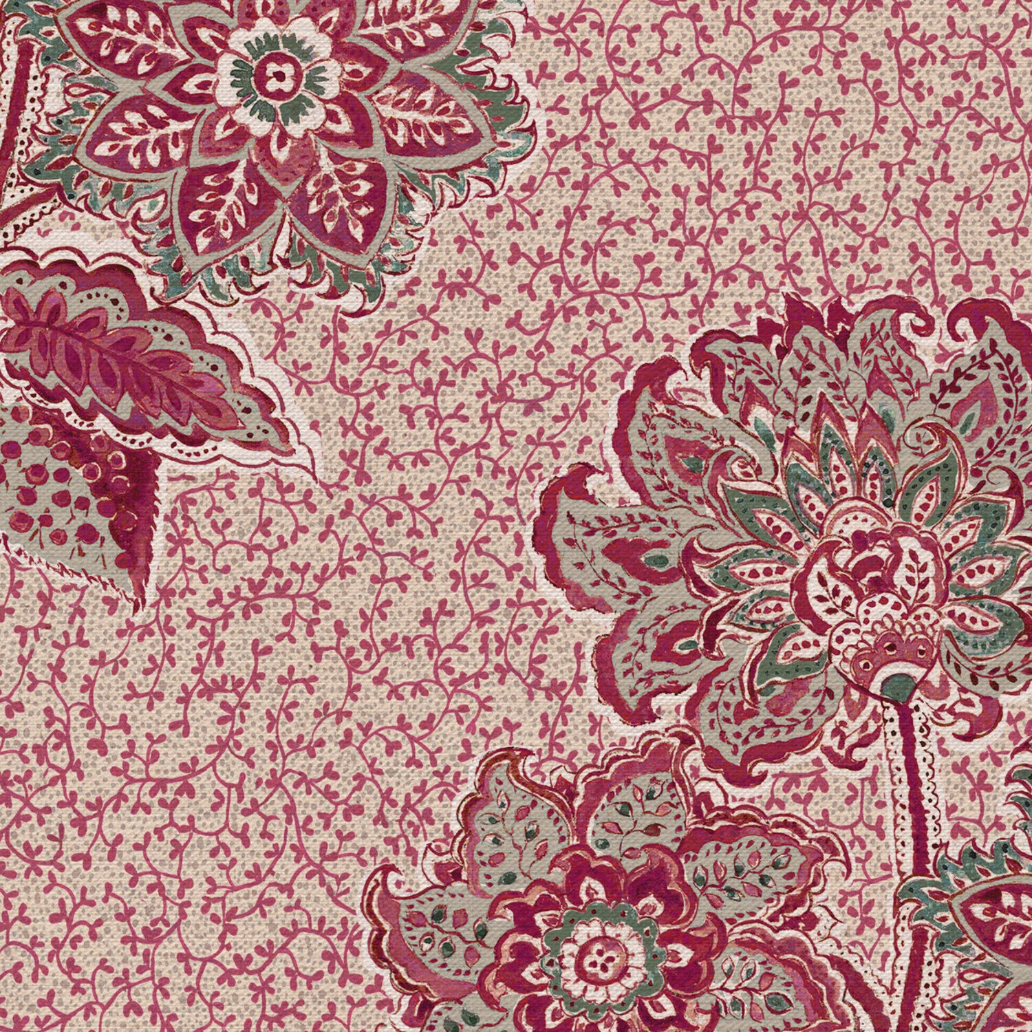 CW: Damson and sage intricate background | BASE: Mercia Linen | HERO