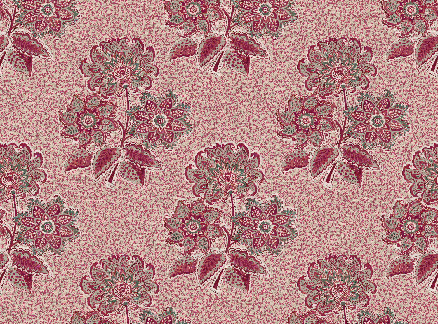 CW: Damson and sage intricate background | BASE: Mercia Linen