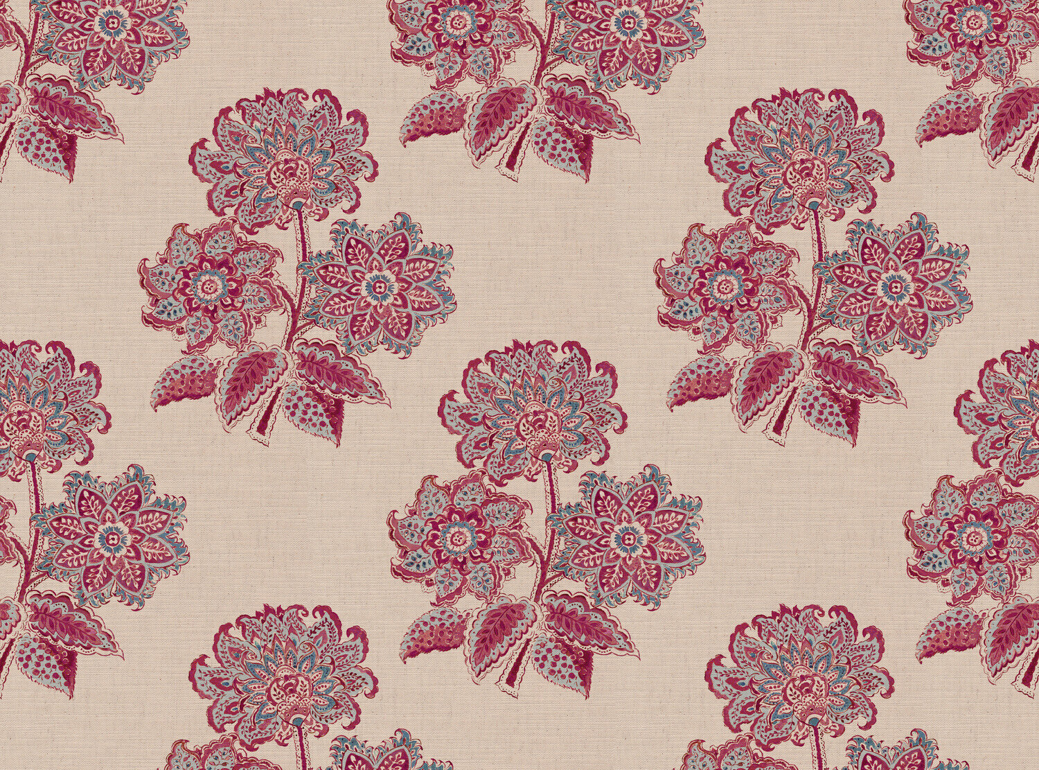 CW: Deep pink and blue | BASE: Mercia Linen