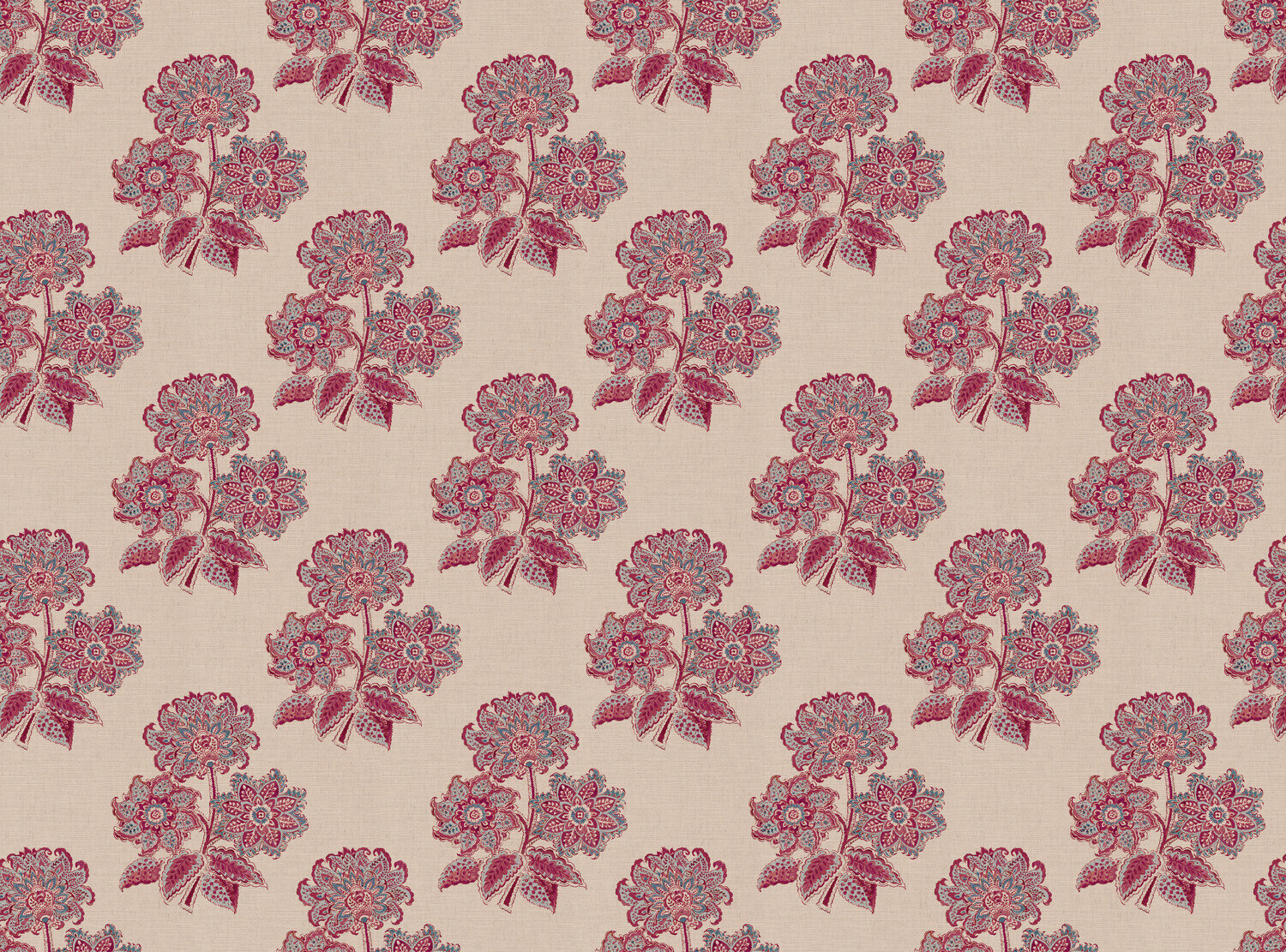 CW: Deep pink and blue | BASE: Mercia Linen