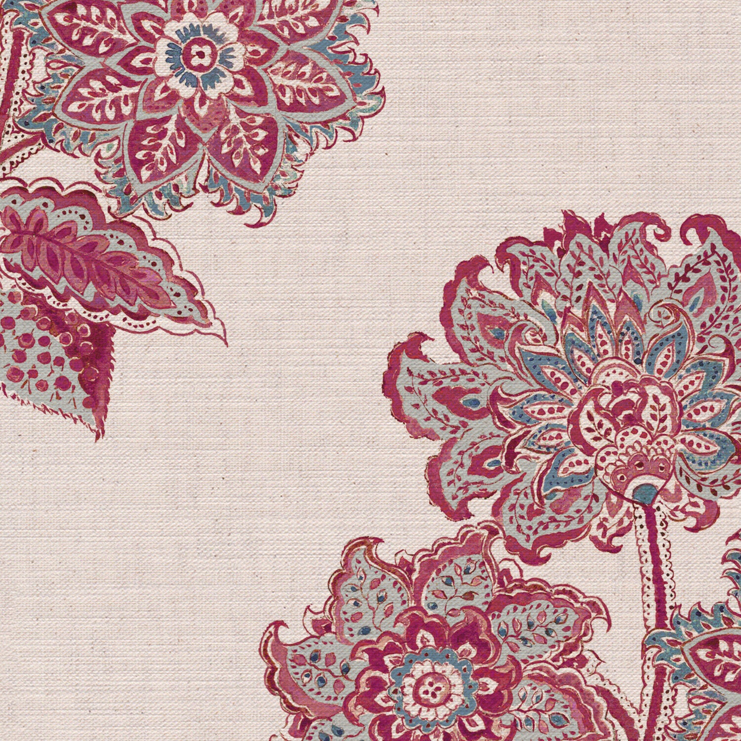 CW: Pinky red and blue | BASE: Mercia Linen | HERO