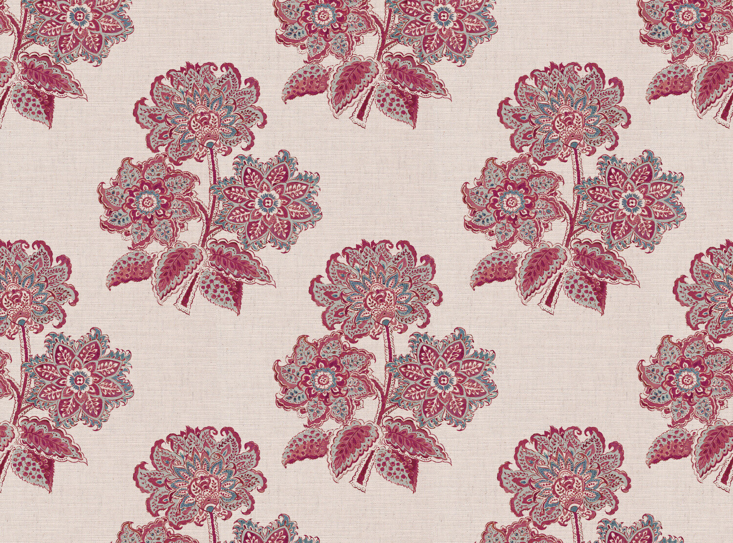 CW: Pinky red and blue | BASE: Mercia Linen