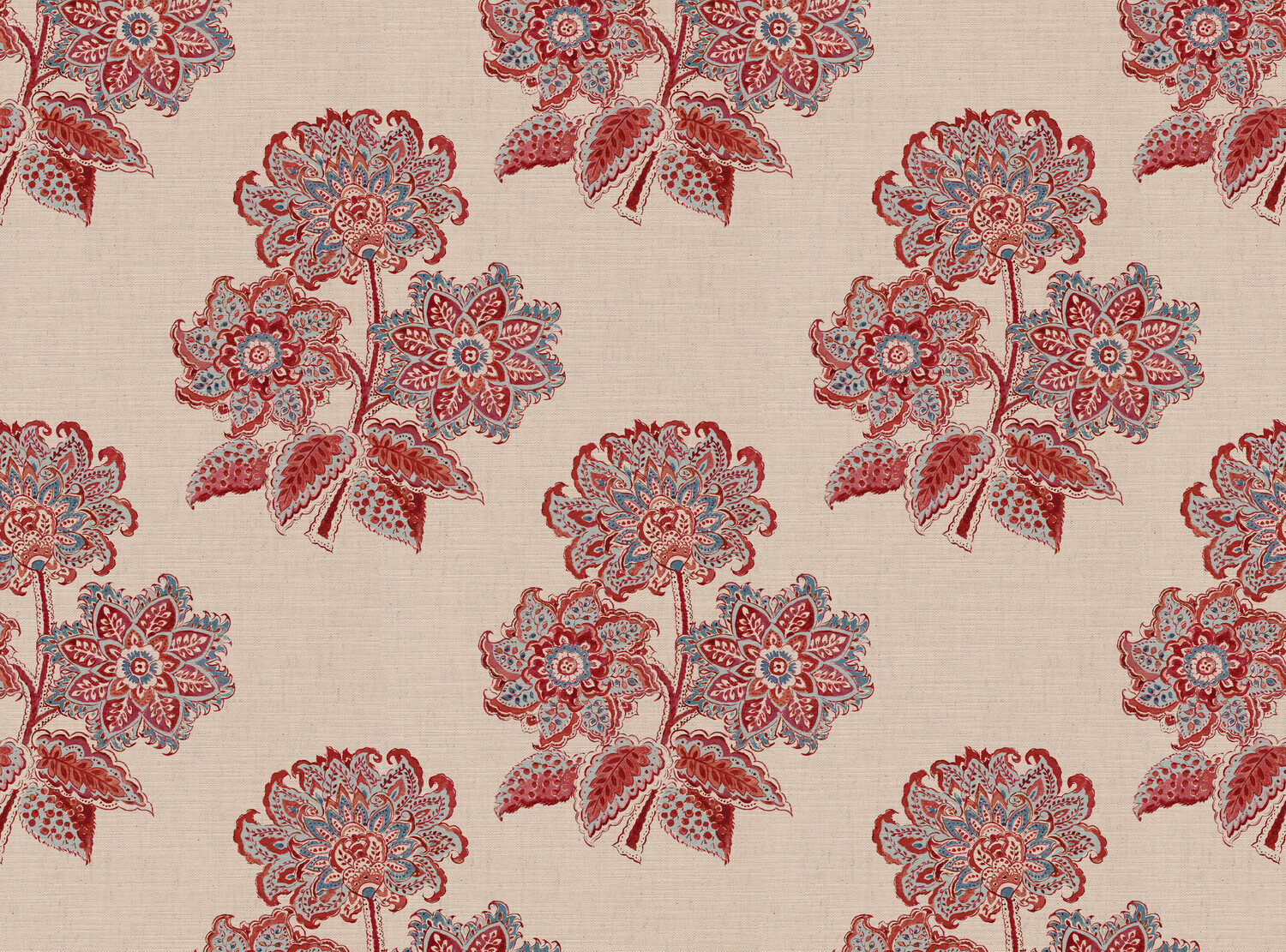 CW: Terracotta and blue | BASE: Mercia Linen