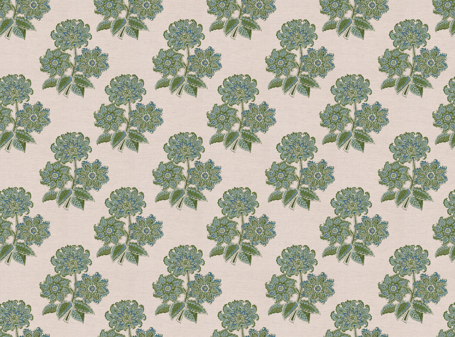 CW: Blue and moss green | BASE: Natural Luxury Linen