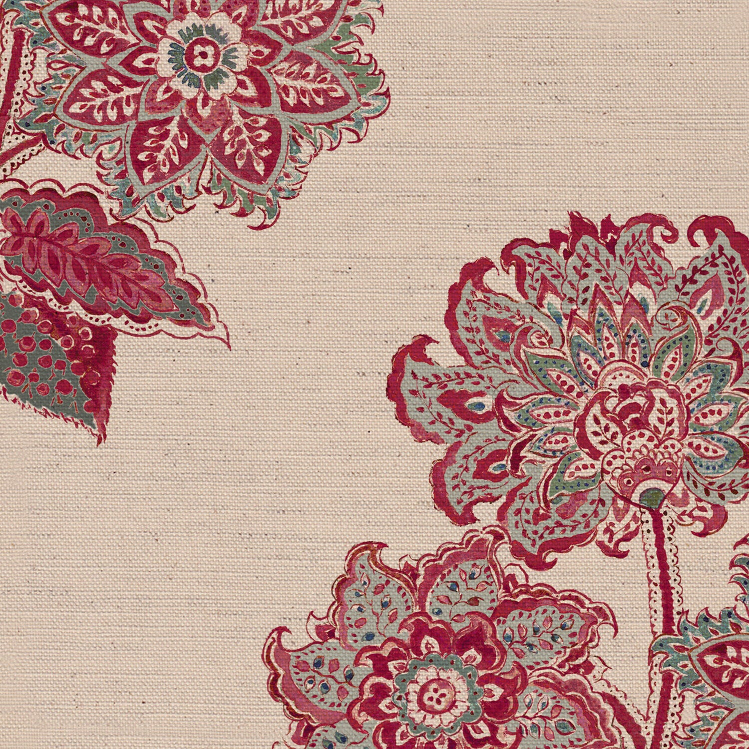 CW: Damson and green | BASE: Natural Luxury Linen | HERO