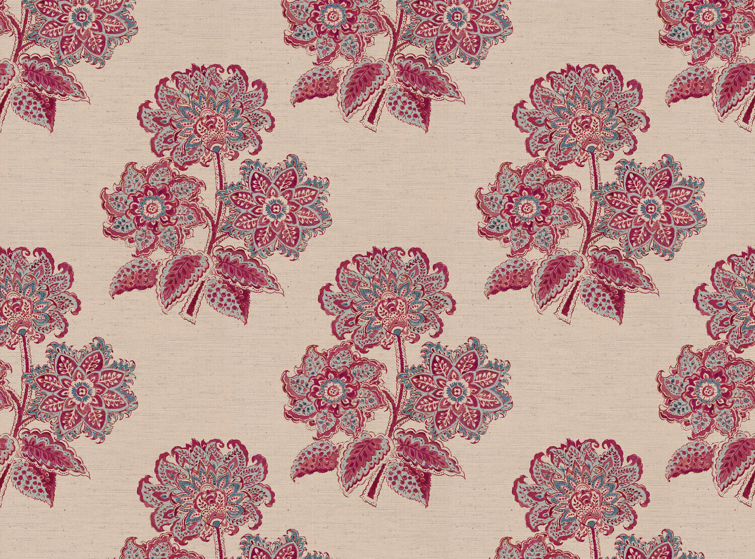 CW: Deep pink and blue | BASE: Natural Luxury Linen