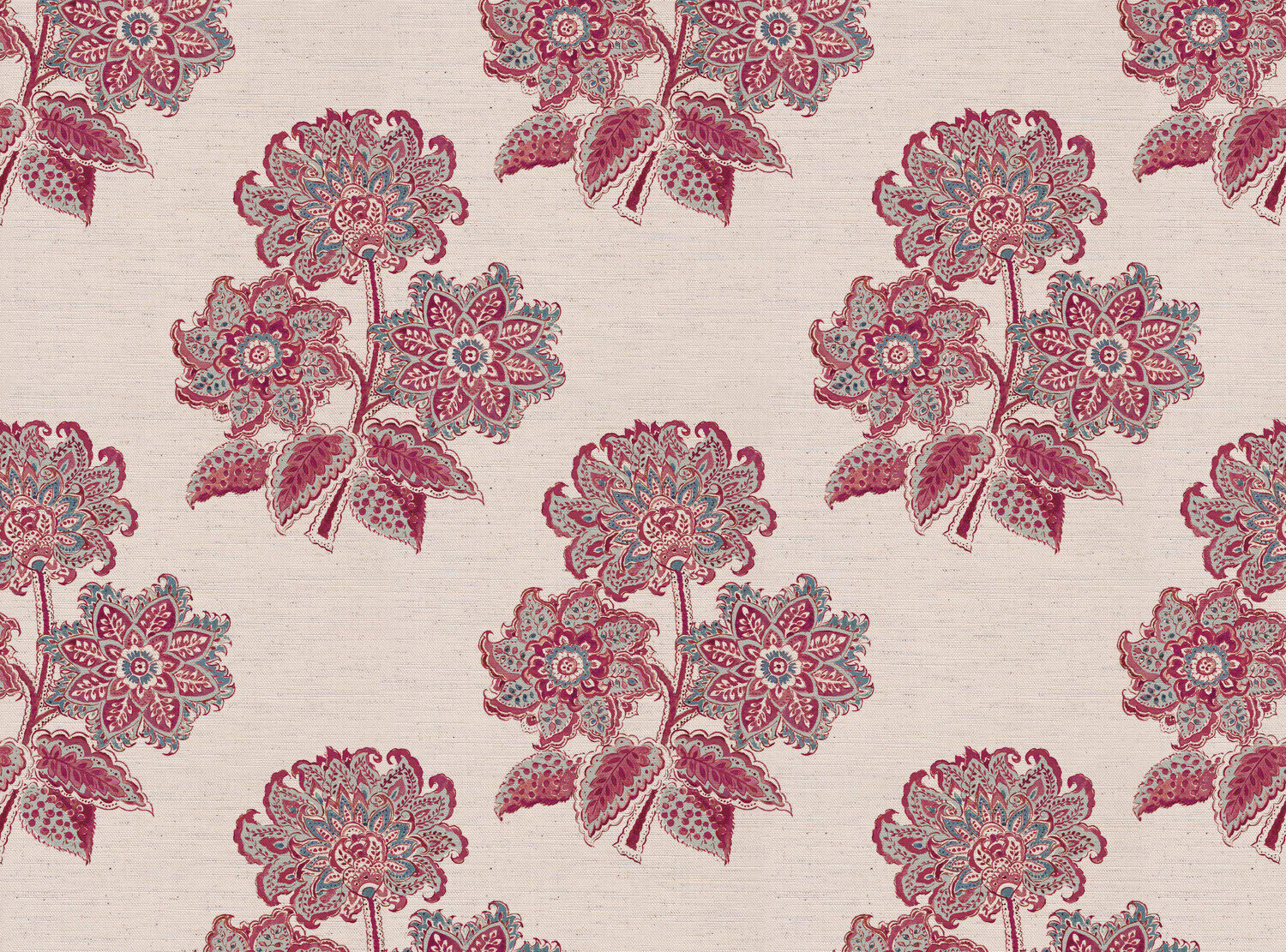 CW: Pinky red and blue | BASE: Natural Luxury Linen