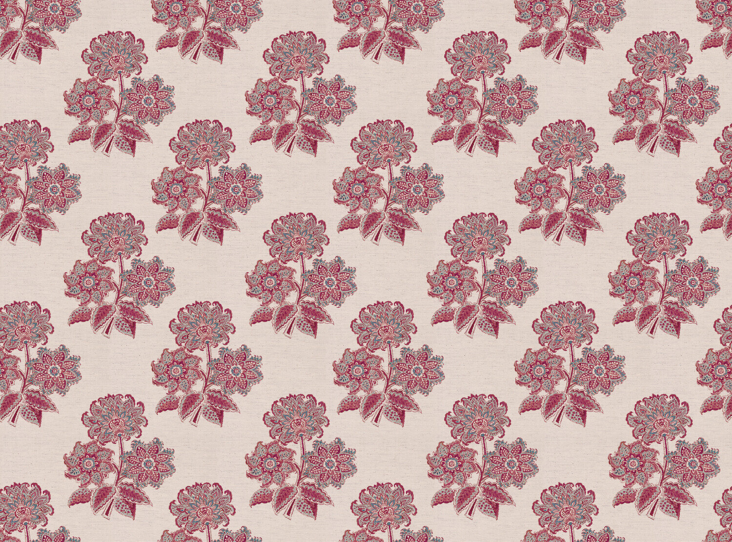 CW: Pinky red and blue | BASE: Natural Luxury Linen