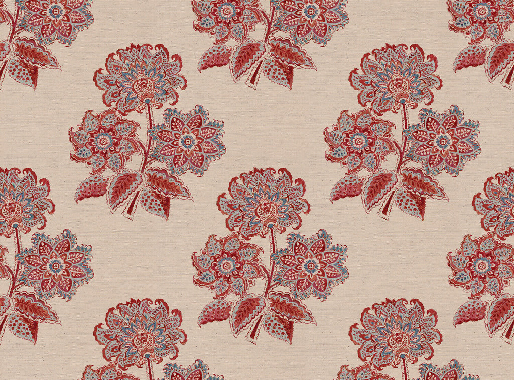 CW: Terracotta and blue | BASE: Natural Luxury Linen