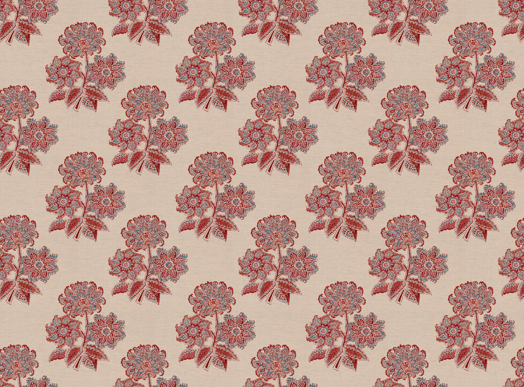 CW: Terracotta and blue | BASE: Natural Luxury Linen