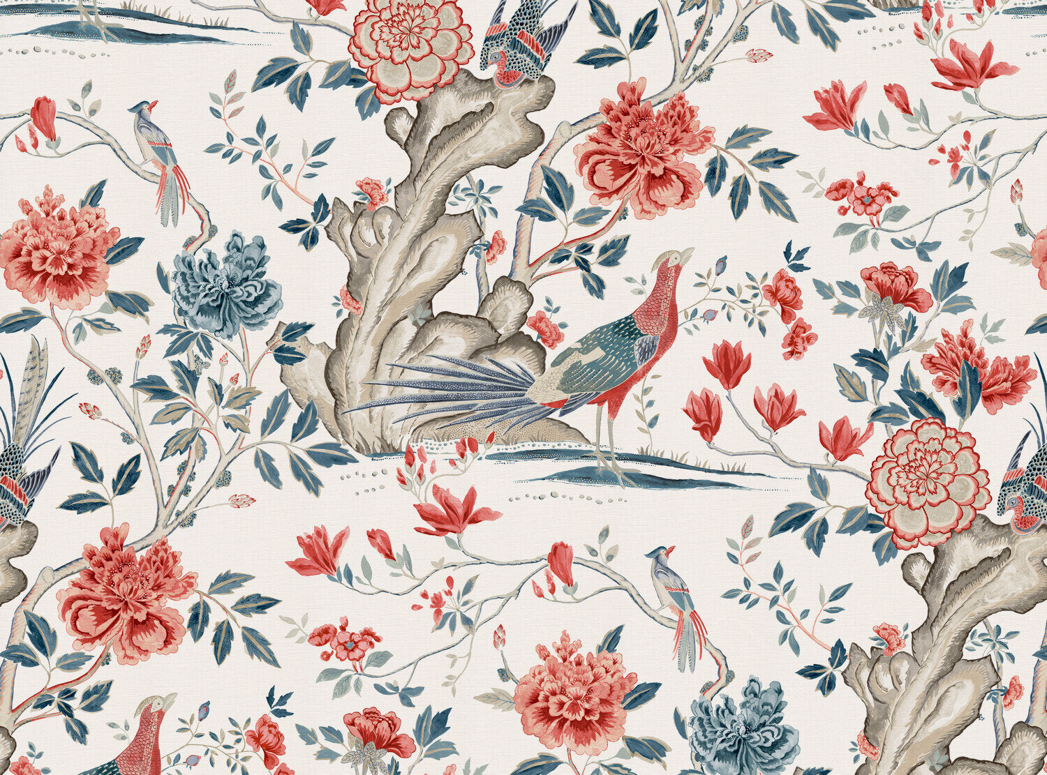 CW: Coral and grey blue | BASE: Luxury Linen