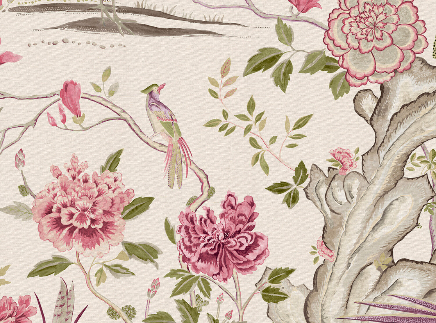 CW: Rouge pink and green | BASE: Luxury Linen