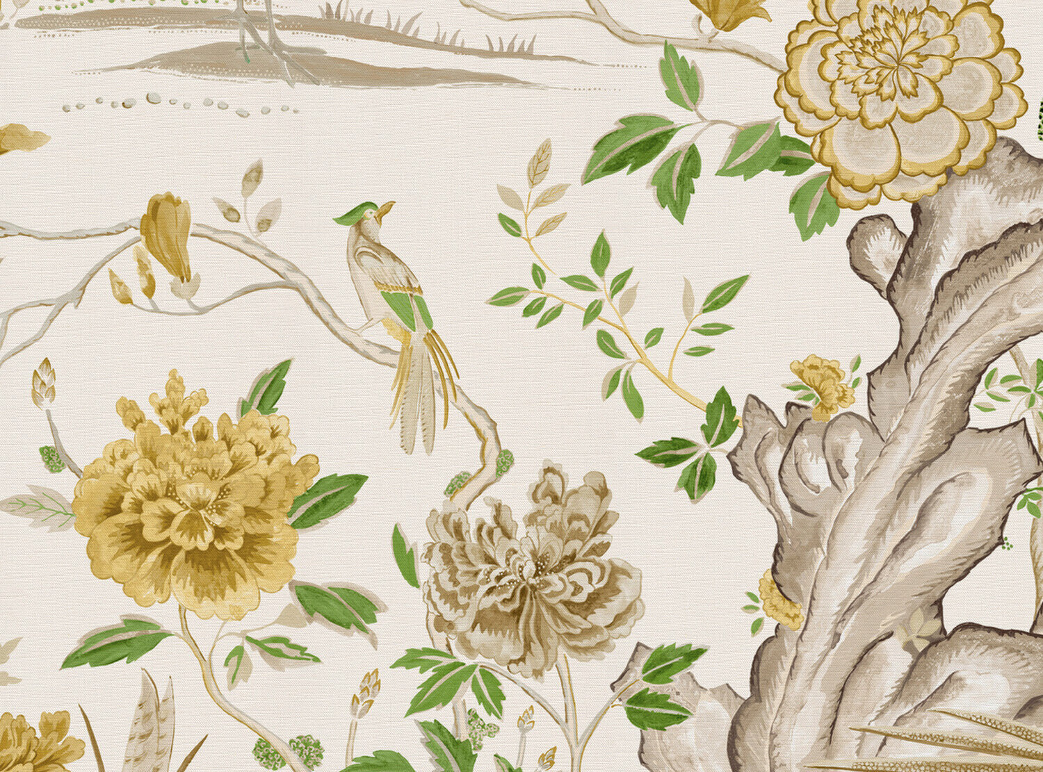 CW: Yellow and green light ground | BASE: Luxury Linen