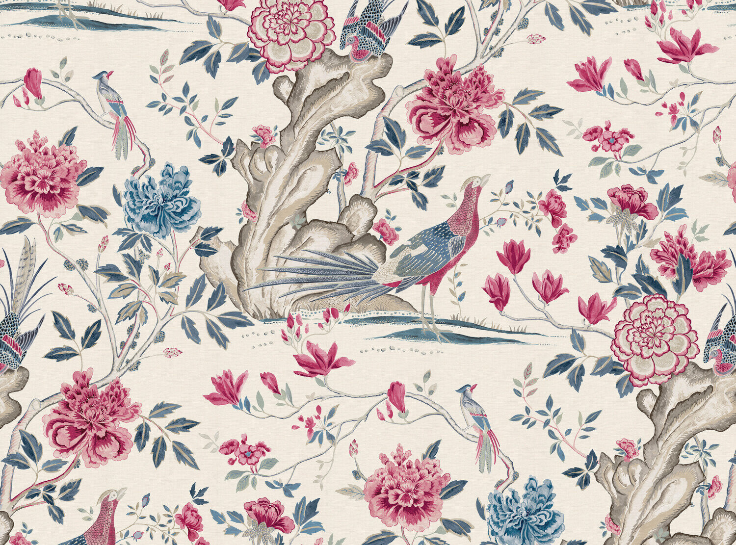 CW: Pinky red and blue light ground | BASE: Luxury Linen
