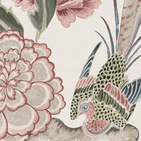 Soft putty pink and grey green