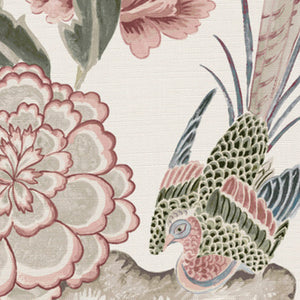Soft putty pink and grey green