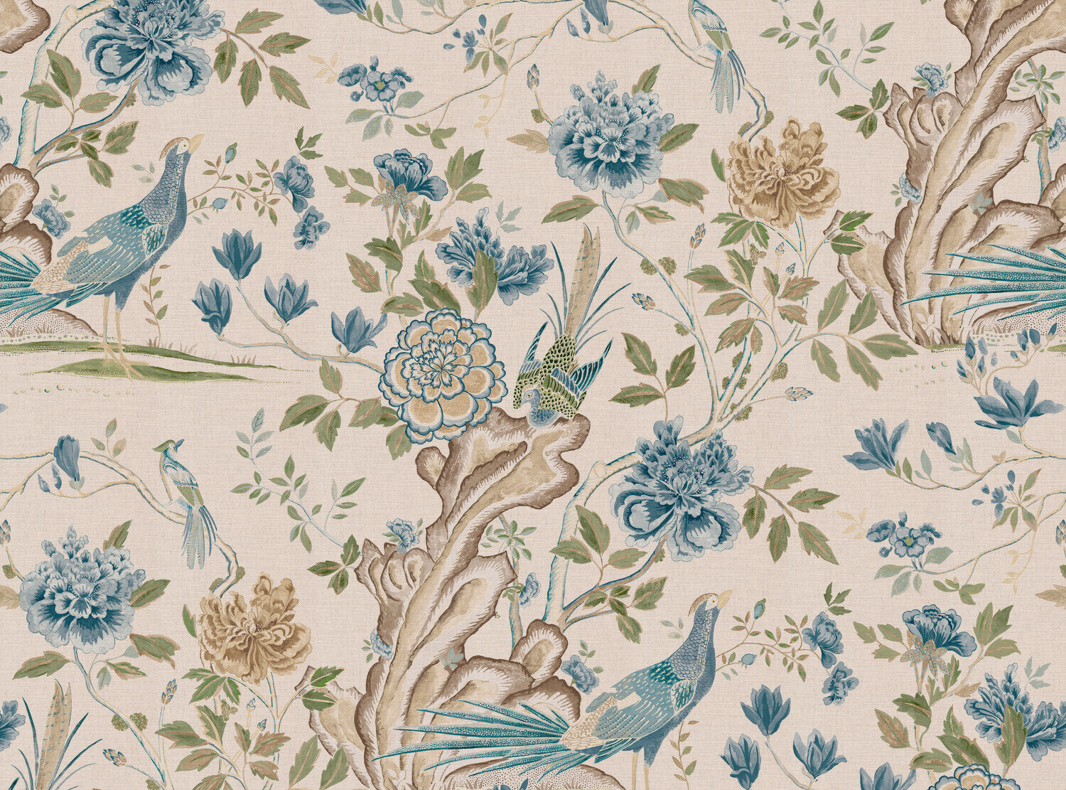 CW: Blue and moss green | BASE: Mercia Linen