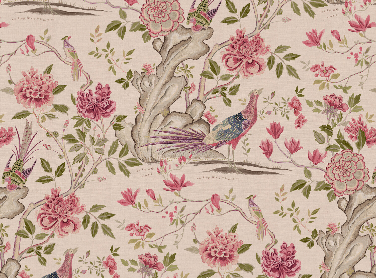 CW: Rouge pink and green | BASE: Mercia Linen