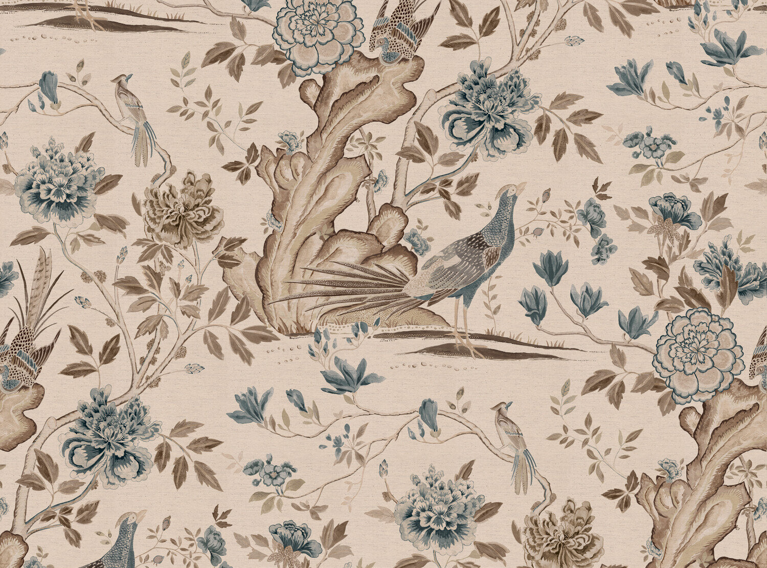 CW: Blue and brown | BASE: Natural Luxury Linen