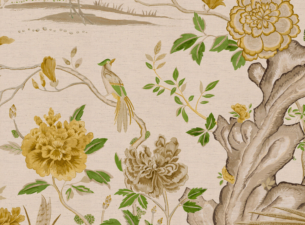CW: Yellow and green | BASE: Natural Luxury Linen
