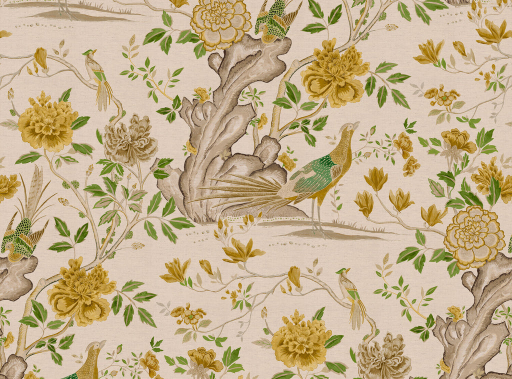 CW: Yellow and green | BASE: Natural Luxury Linen