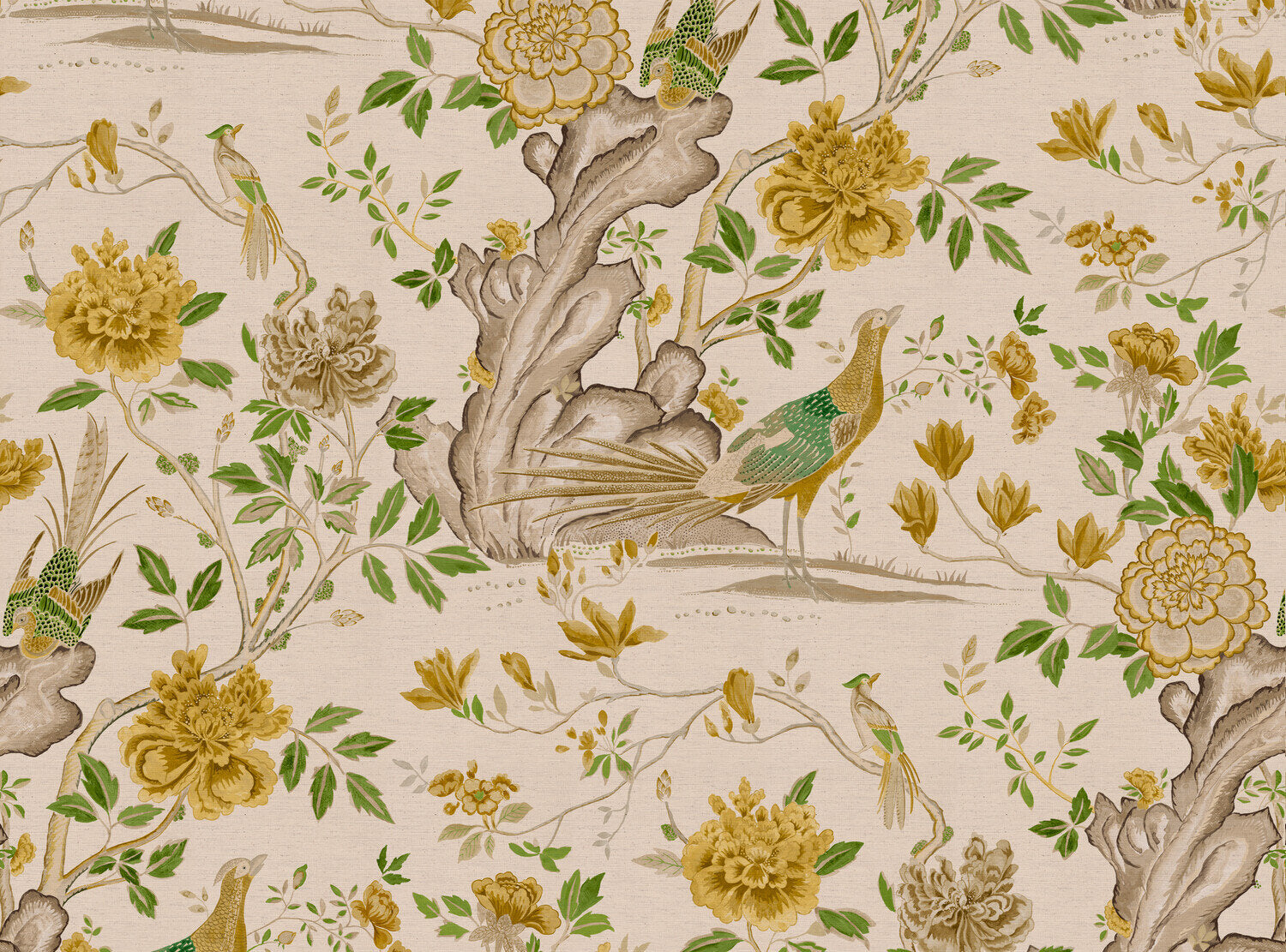 CW: Yellow and green | BASE: Natural Luxury Linen