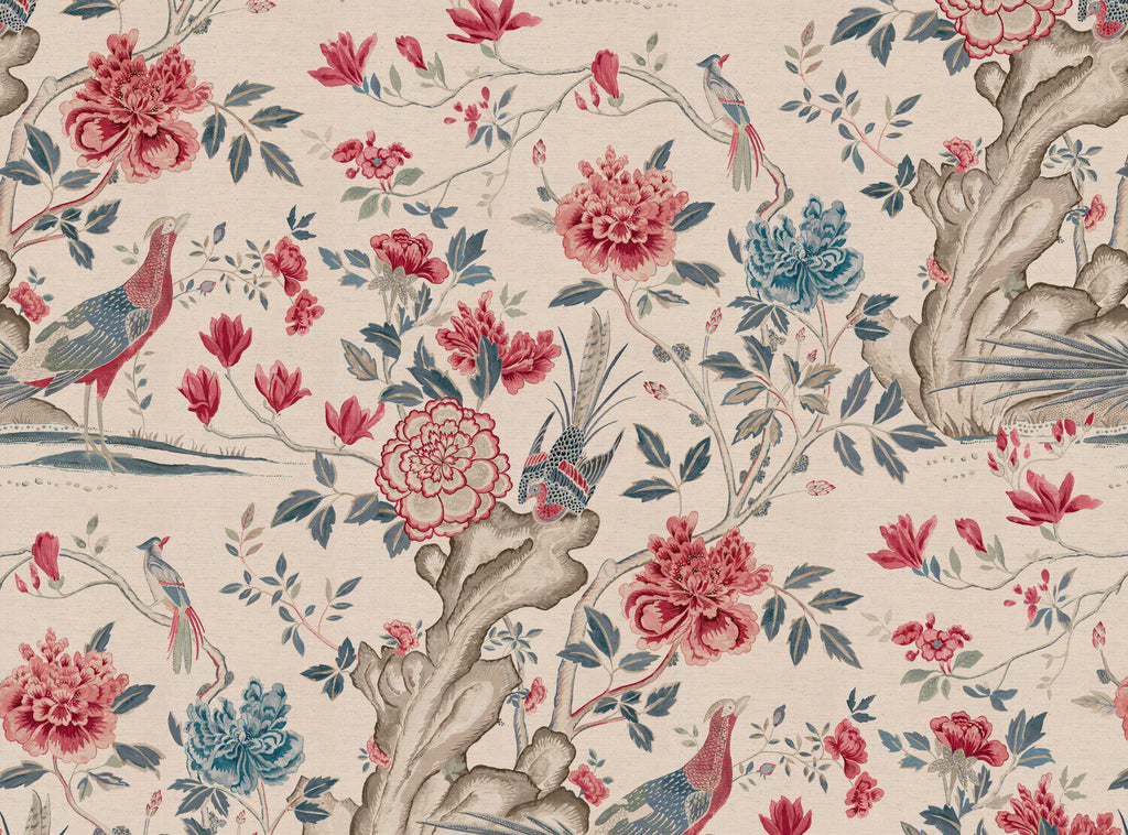CW: Warm red and grey blue | BASE: Natural Luxury Linen