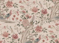 Soft putty pink and grey green