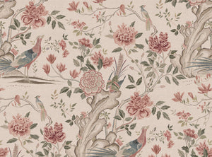 Soft putty pink and grey green