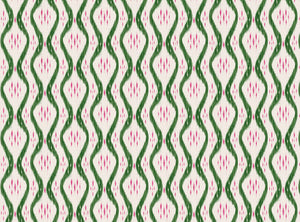 Bottle green and pink