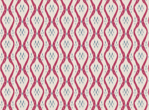 Raspberry and denim