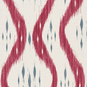 Warm red and grey blue