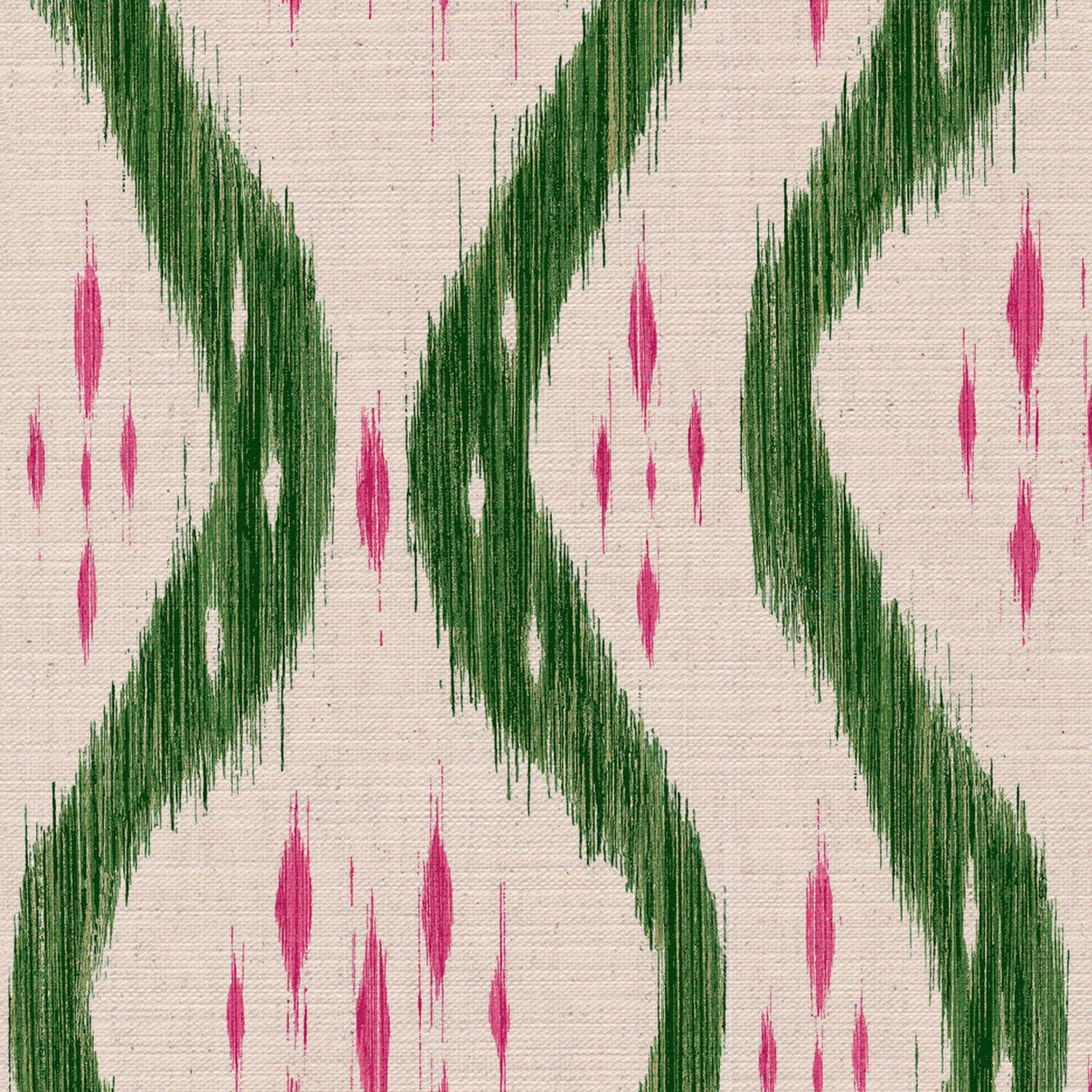 CW: Bottle green and pink | BASE: Mercia Linen | HERO