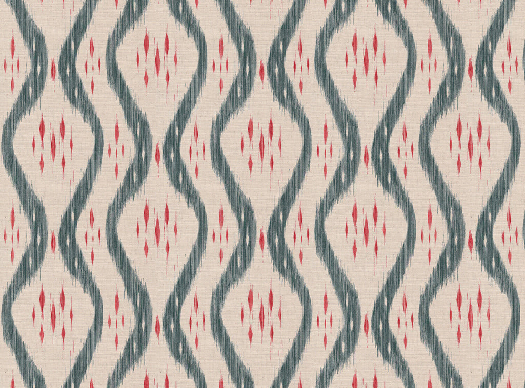 CW: Grey blue and coral | BASE: Mercia Linen