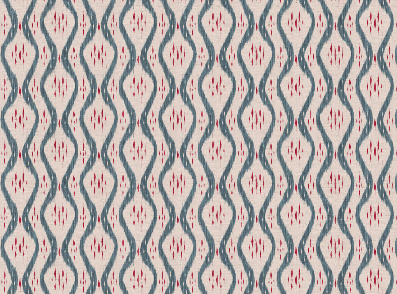 CW: Blue and red | BASE: Natural Luxury Linen