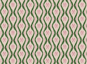 Bottle green and pink