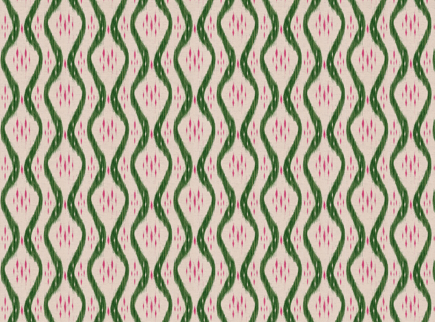 CW: Bottle green and pink | BASE: Natural Luxury Linen