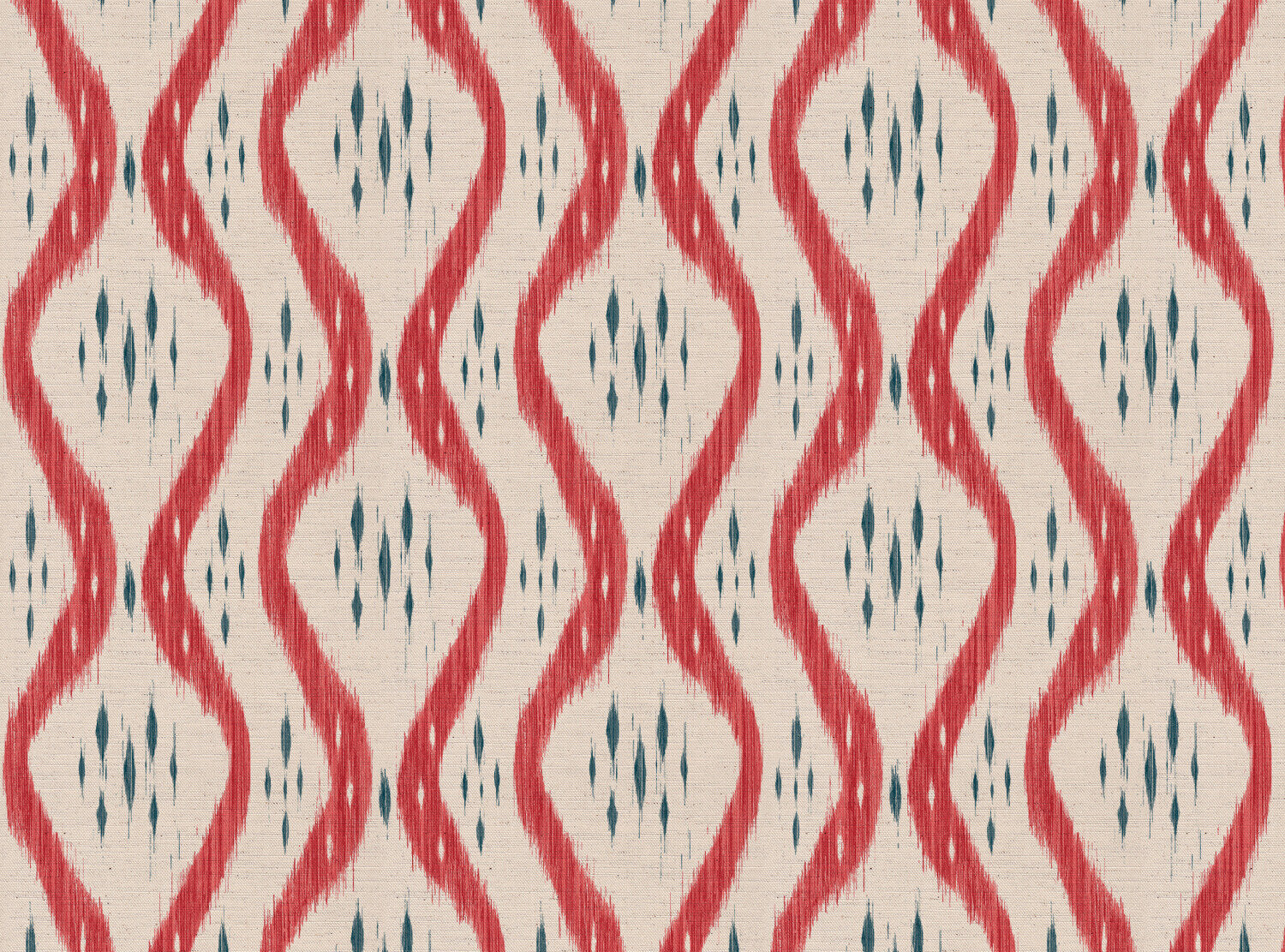 CW: Coral and grey blue | BASE: Natural Luxury Linen
