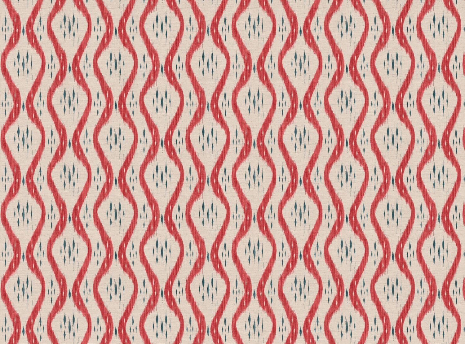 CW: Coral and grey blue | BASE: Natural Luxury Linen