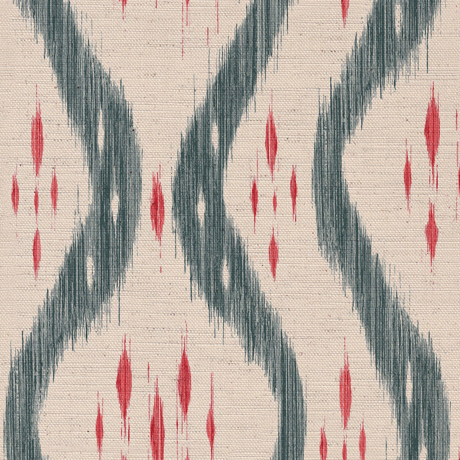 CW: Grey blue and coral | BASE: Natural Luxury Linen | HERO