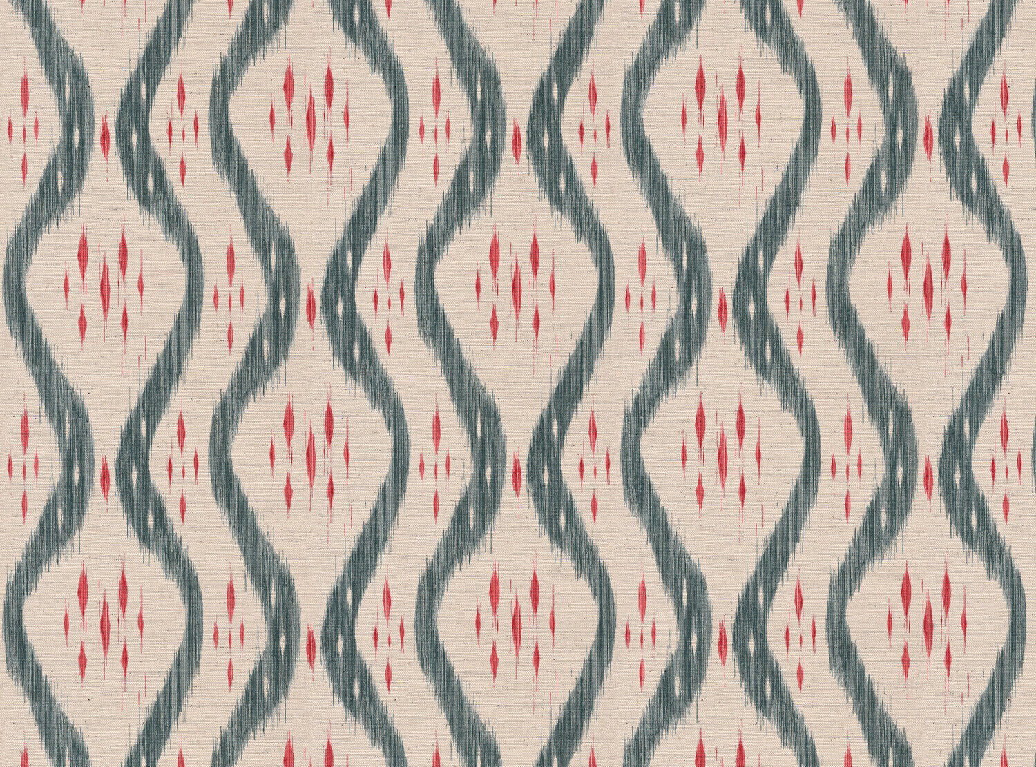 CW: Grey blue and coral | BASE: Natural Luxury Linen