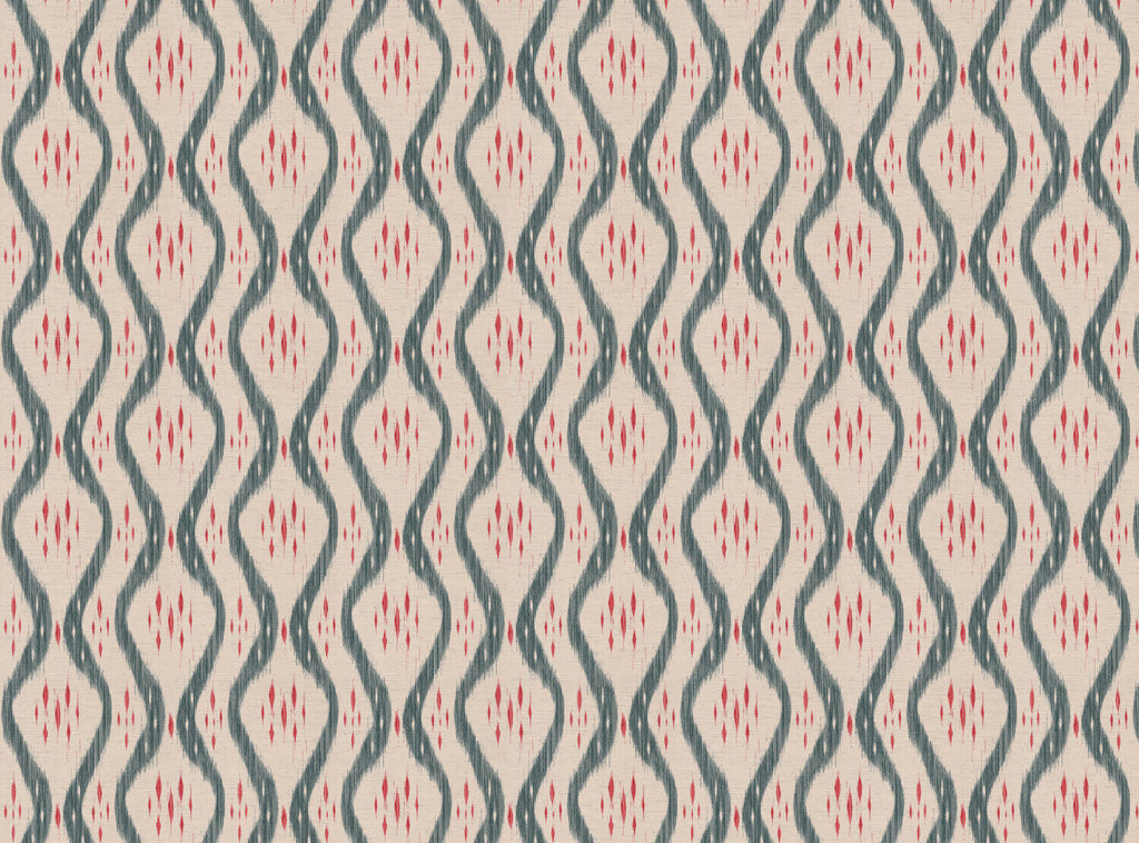 CW: Grey blue and coral | BASE: Natural Luxury Linen